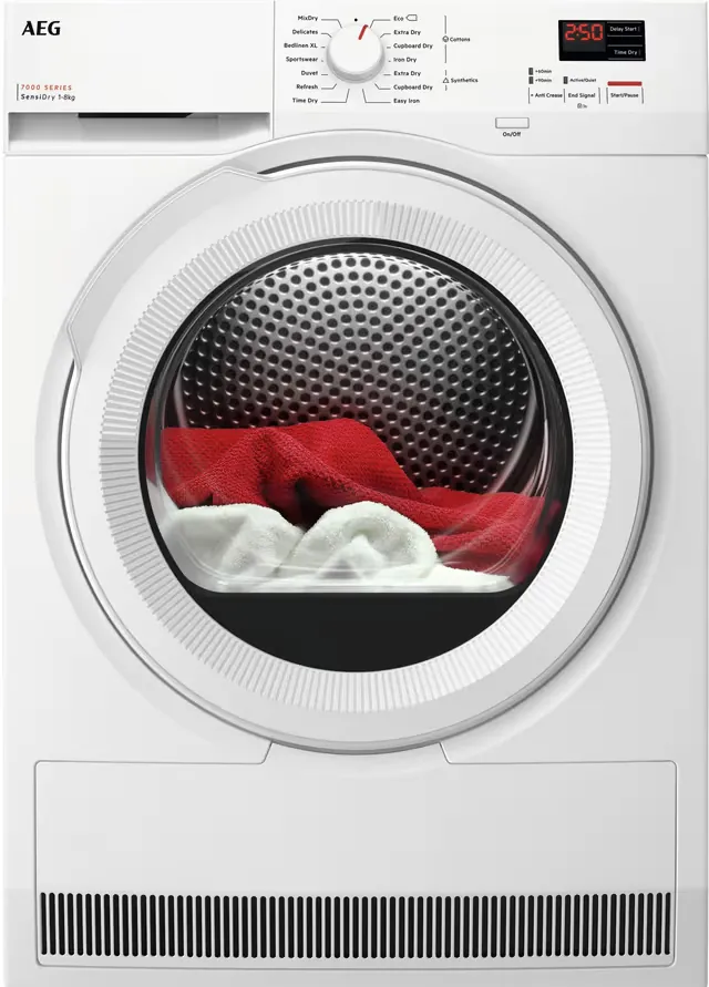AEG TR702K84L tørketrommel (8 kg, E klasse)